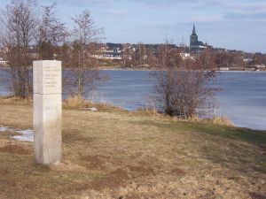 Der Stelenweg Posie um den Weißenstädter See