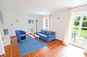 mit dem Zugang zur eigenen Terrasse.