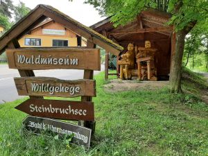 Mit Waldmuseum am Steinbruchsee