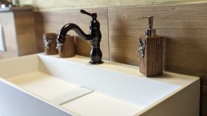 Badezimmer neu renoviert Bild 18: Ferienhaus Gabriela mit eingezäunten Garten und privatem Swimmingpool
