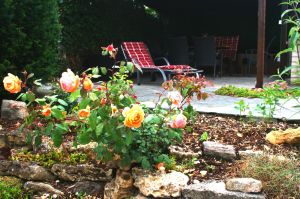 überdachter Grillplatz Bild 2: Ferienhaus Gabriela mit eingezäunten Garten und privatem Swimmingpool