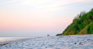 Dieser Strand ist fast direkt vor der Hautür.